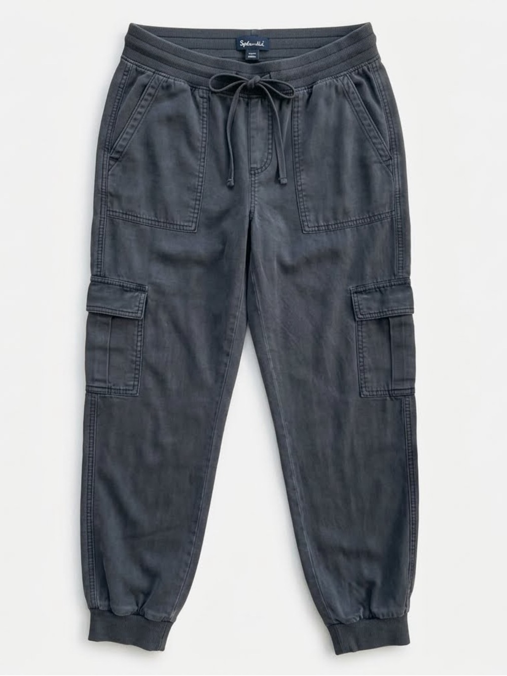 Splendid Jaclyn Faded Black Cargo Jogger Pants - Small